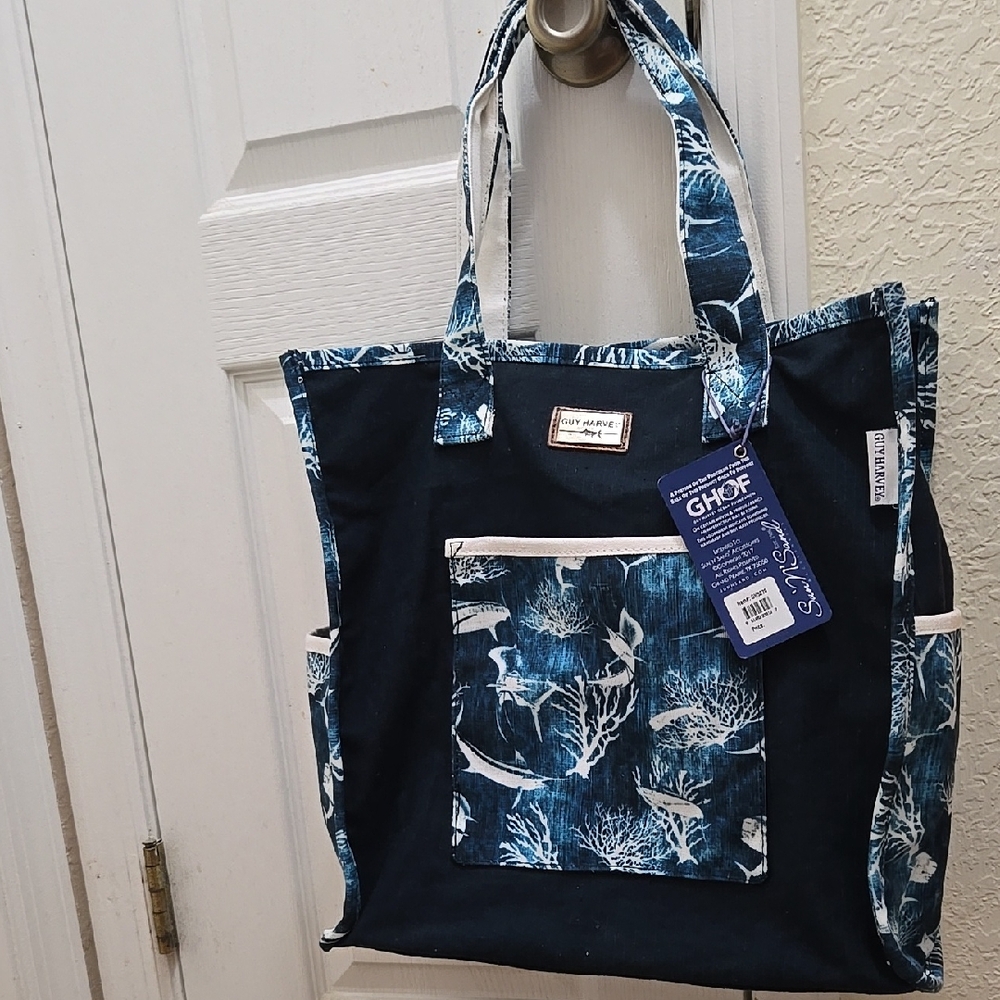 Guy harvey Stylish Blue Tote Bag